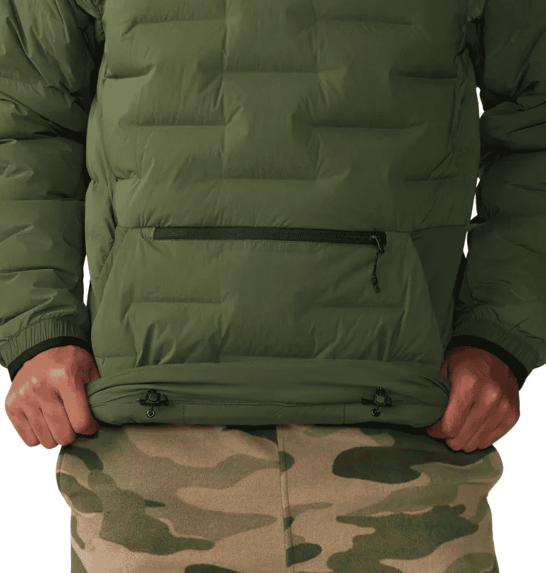Mountain Hardwear MEN\'S STRETCHDOWN™ POPOVER HOODY Surplus Green